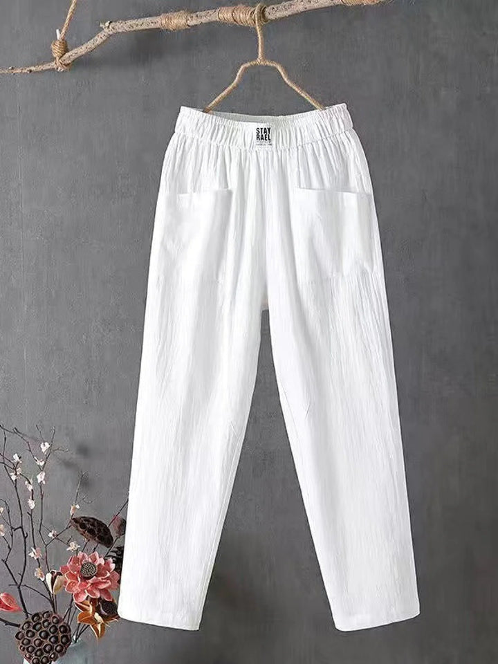 EMMA™ - Linen blend Trousers